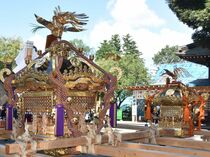 神輿の町会渡し　真岡