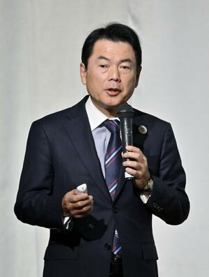 中心部の将来像描く　宇都宮市長講演　新施設でにぎわい創出