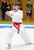 男子個人形６年　早乙女（青空塾）－福田（一友会伊藤道場）決勝　迫力のある形を披露し、中止を除く全学年優勝を果たした早乙女