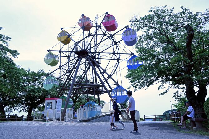 鹿沼の街並みを見渡せる観覧車
