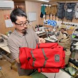 納品まで１年待ち...人気の手作りバックパック　真岡の山道具店