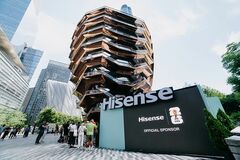 HisenseのRGBをテーマにしたポップアップイベントが、FIFAワールドカップ2026(TM)の新たなランドマークを彩る