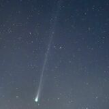 夜空に浮かぶ緑の輝き　パンスターズ彗星の撮影に成功　下野写真協会会員の北山さん