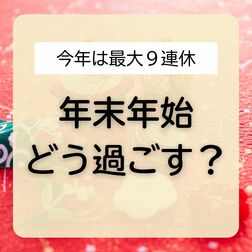 今年は最大９連休　栃木県内や関東近郊に出かける？家でゆっくり？　年末年始の過ごし方、意外な結果に