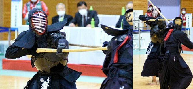 一瞬の判断で勝負を分けるのが銃剣道の魅力