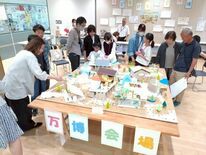 パビリオンがテーマ、力作の模型展示　宇都宮で「こどもけんちく万博」