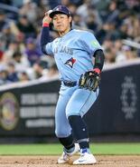 米大リーグ、岡本は２三振