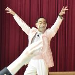 マツケンサンバ一緒に踊ろう　真島茂樹さん、那須塩原で中学生に伝授