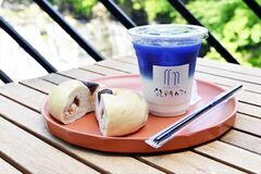 【食べた？】生地に弾力、満足感十分　ベーグル（あんこクリームチーズ）　龍門カフェ（那須烏山）