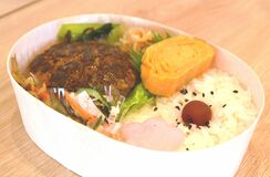 【グルメ探訪】手作り感、家庭の温かみ　煮込みハンバーグ弁当　ごはん屋つくし（足利）