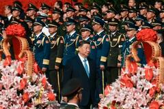 中国の習主席、烈士式典に出席