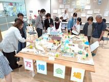 パビリオンがテーマ、力作の模型展示　宇都宮で「こどもけんちく万博」