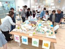 パビリオンがテーマ、力作の模型展示　宇都宮で「こどもけんちく万博」