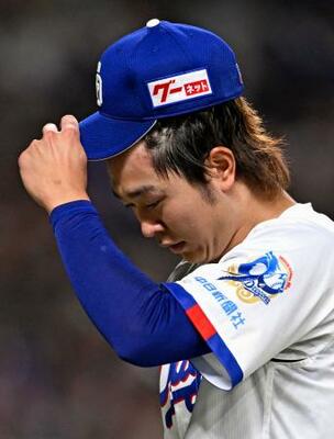 　５回５失点で５敗目を喫した中日・高橋宏＝バンテリンドーム