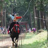参勤交代きっかけの恒例行事も　真岡の中村八幡宮で例大祭