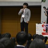 ものづくりで世界に挑んだ卒業生、後輩にエール　那須烏山・南那須中で創立…