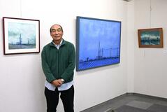 朝の風景画など１９点　