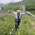 鹿沼・南摩の里「絶叫吊橋」など23日先行オープン 関係者が一足先にスリル体験《動画あり》
