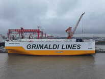 GRIMALDIの10隻目のアンモニア対応自動車専用船「GRANDE …