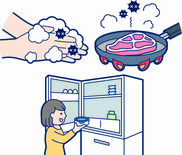 食中毒予防のポイントは･･･　３種の細菌に要注意　県の担当者に聞いた