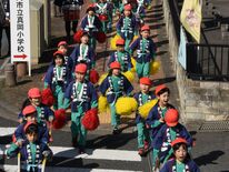 おおきなこえで「戸締まり用心、火の用心」　真岡で園児が元気いっぱいに防…