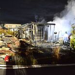 宇都宮で建物火災　家屋が全焼