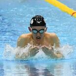 水泳 関東高校栃木県予選　大貫（白鴎大足利）男子100m平泳ぎＶ