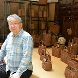 病乗り越え、リベンジの籠展　那珂川・ギャラリーの五月女さん　18日まで120点展示