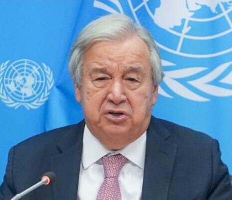 グテレス国連事務総長(ゲッティ=共同)