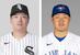 　ホワイトソックスの村上宗隆、ブルージェイズの岡本和真（ゲッティ＝共同）