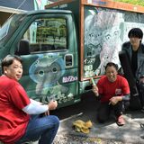 こくばんくるま、にぎわいに一役　毎日描きＳＮＳ投稿700日達成　那珂川