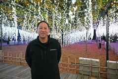 光で花を表現 試行錯誤