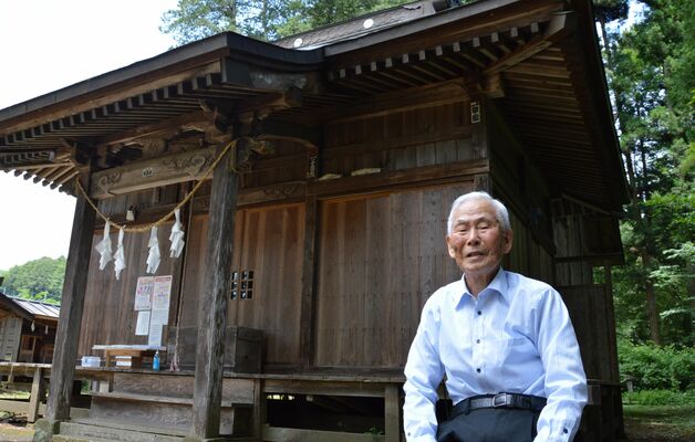 百寿で宮司を退任した樋山さん