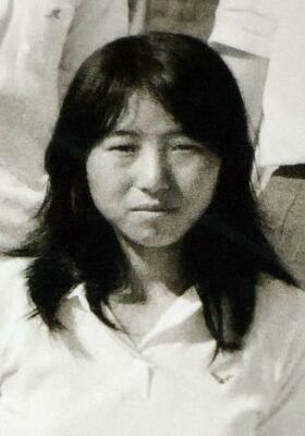 　安福久美子容疑者（高校の卒業アルバムから）