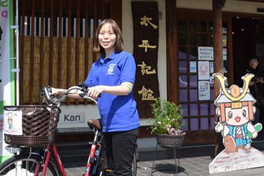 市観光協会の永田実奈美さん