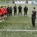 大久保選手らを市長が激励　さくらで知的障害者サッカー日本代表の合宿始まる