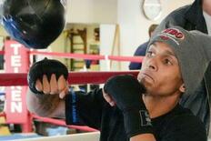 サンティアゴ、統一戦へ練習公開