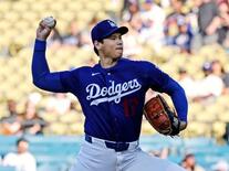 大谷「二刀流」で１１奪三振