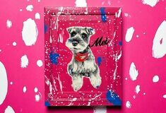 写真でも絵でもない、“糸で描く命” 刺繍×アートで生まれた新ジャンル『うちの子リアル刺繍アート』