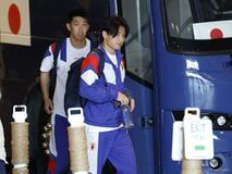 完勝の日本、練習拠点に