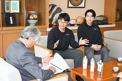 甘酒の輸出、知事に報告