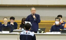 沖縄で有事避難の図上訓練