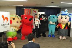 とちまるくんら、桜田五輪相と共演