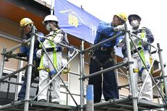 今市工高生 専門工事を体験