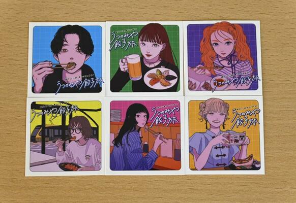 コラボ商品購入でもらえるステッカー