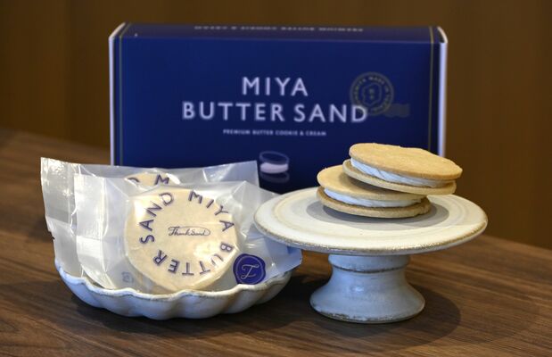 パッケージもおしゃれな「ＭＩＹＡバターサンド」