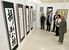 下野書展賞を選ぶ審査員＝３日午後、宇都宮市インターパーク６丁目