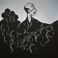 「仁兵衛学校」　替え歌楽しむ生徒たち【…