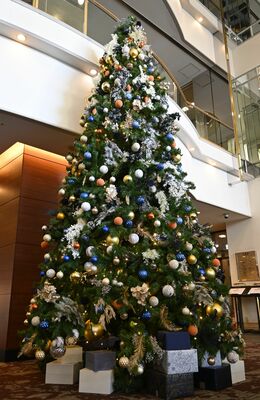 宇都宮東武ホテルグランデのクリスマスツリー