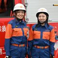 「救世主的存在」の姉妹、消防操法競技会に初参加　那須塩原市消防団